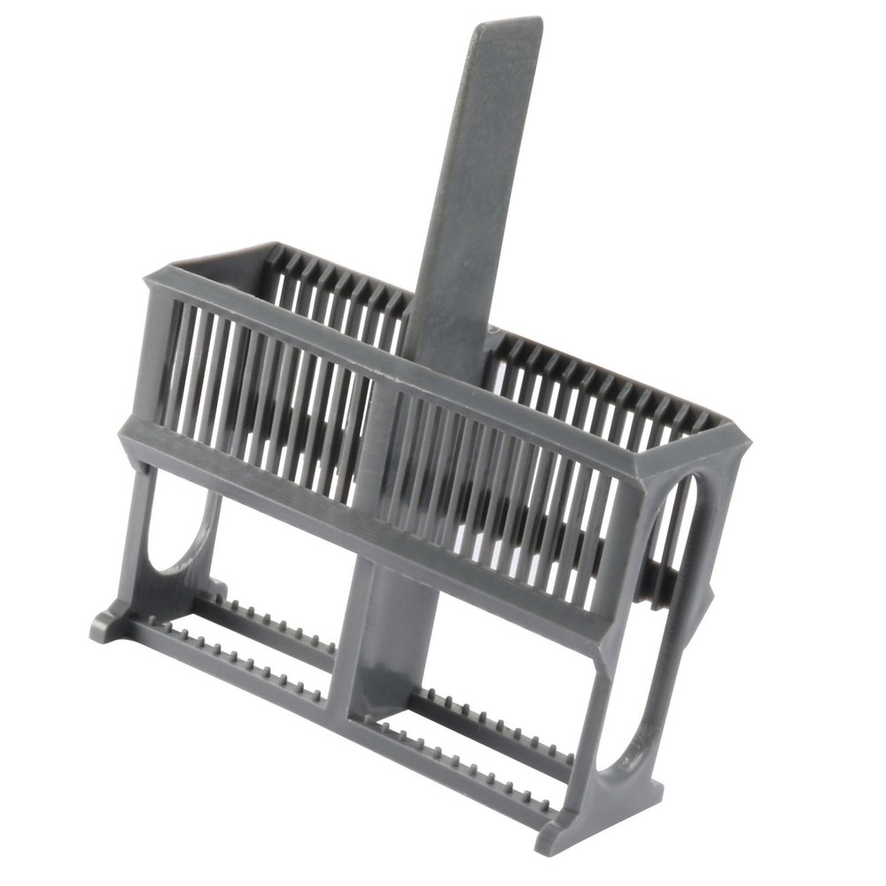 Microscope Slides Rack 24 Positions Polypropylene Staining Rack Gray