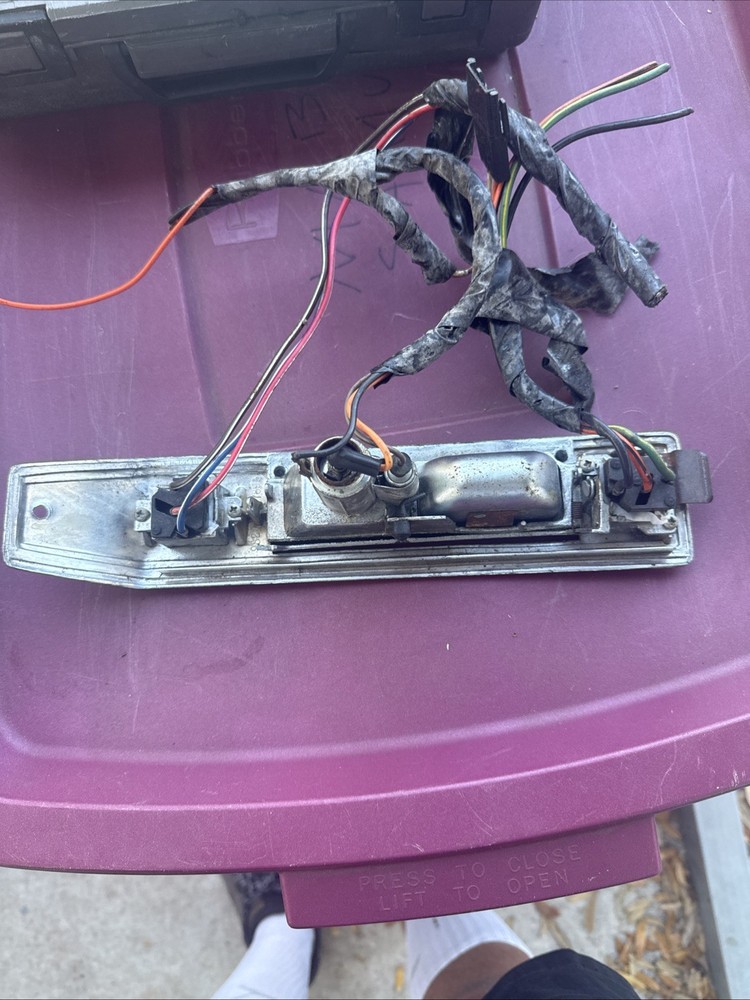 1971-1976 Cadillac Front Window Switch Panel With Integrated Cigarette Lighter