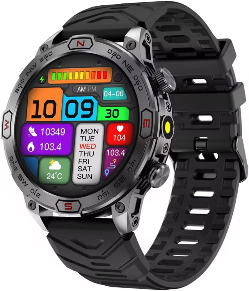 Smart Watch for Men, 1.43" HD Large Display, Bluetooth Call & Notifications, Fit