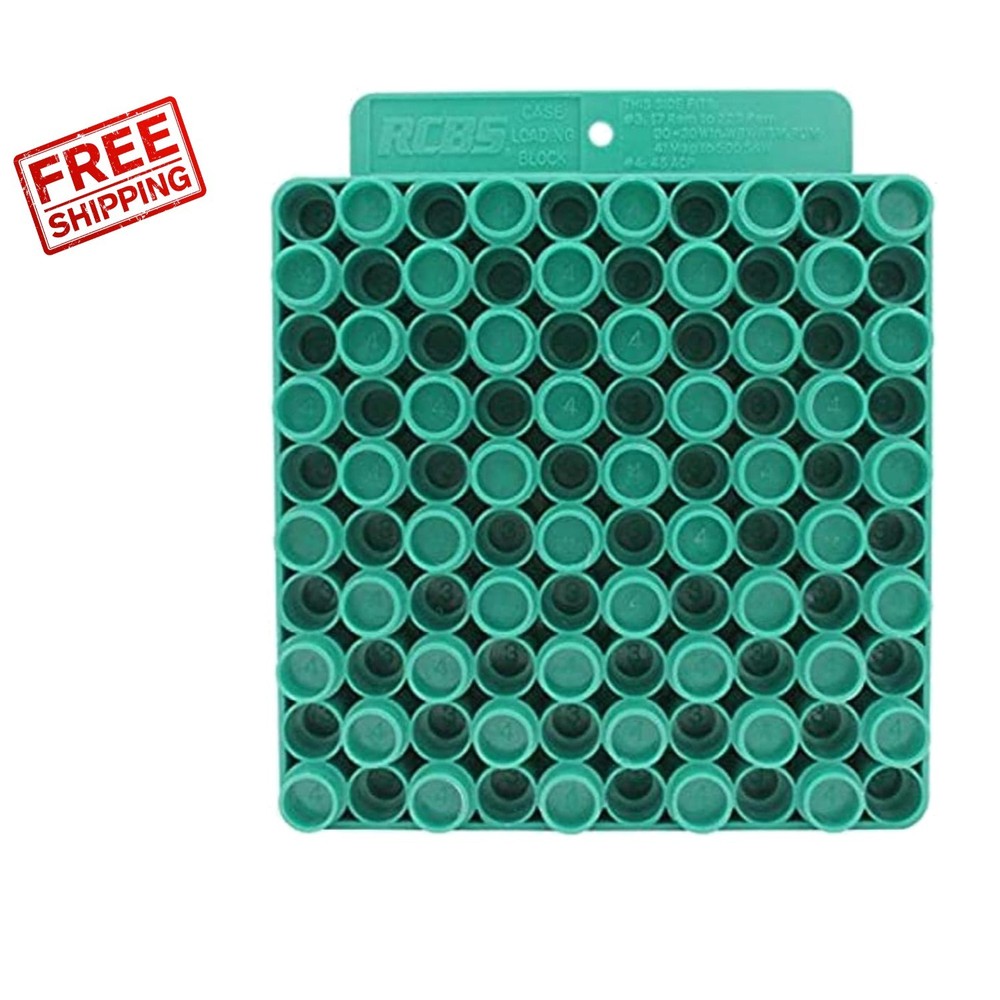 Universal Double-Sided Reloading Block for 50 Cases - Organize Your Reloading