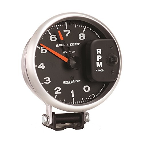 Auto Meter 3980 Sport-Comp Pedestal-Mount Tachometer