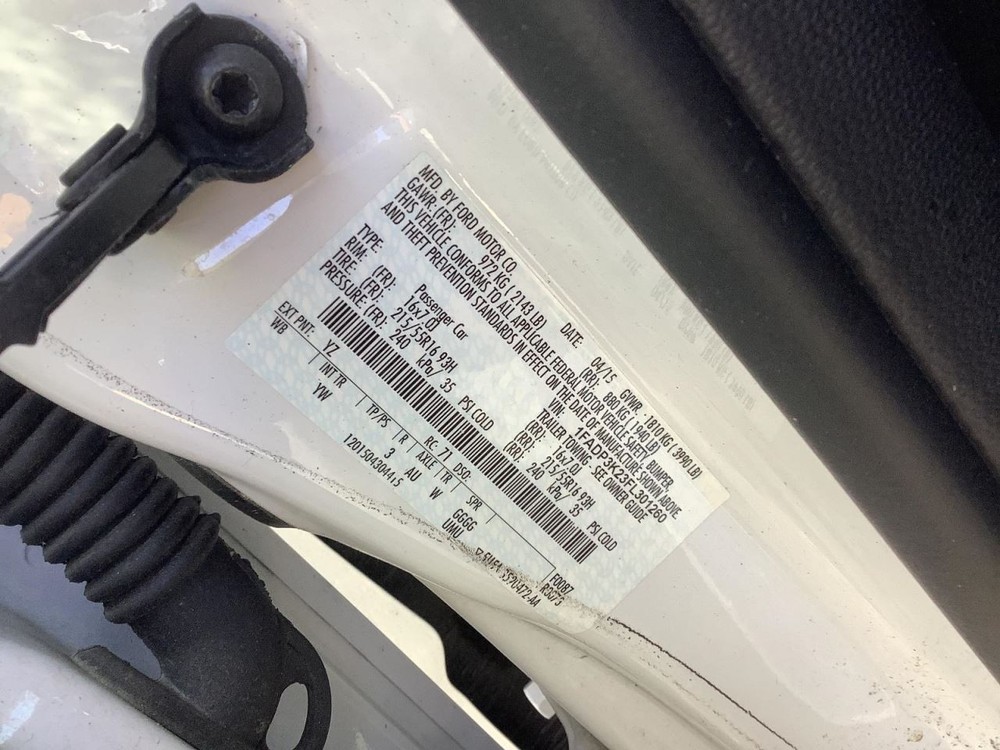 Fuse Box Engine VIN 2 8th Digit Fits 15 FOCUS 4577666