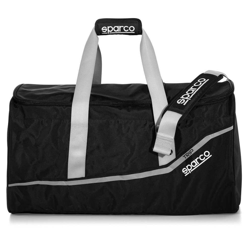 Sparco Trip Kit Bag, 89 Litre Capacity – Black/Silver