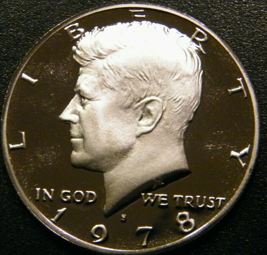 1978 S Kennedy Half Dollar Gem Cameo Proof US Coin from US Proof Mint Set