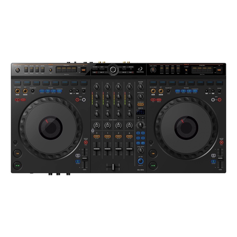 AlphaTheta DDJ-GRV6 4-Channel Stem Serato DJ Controller w Bag Case