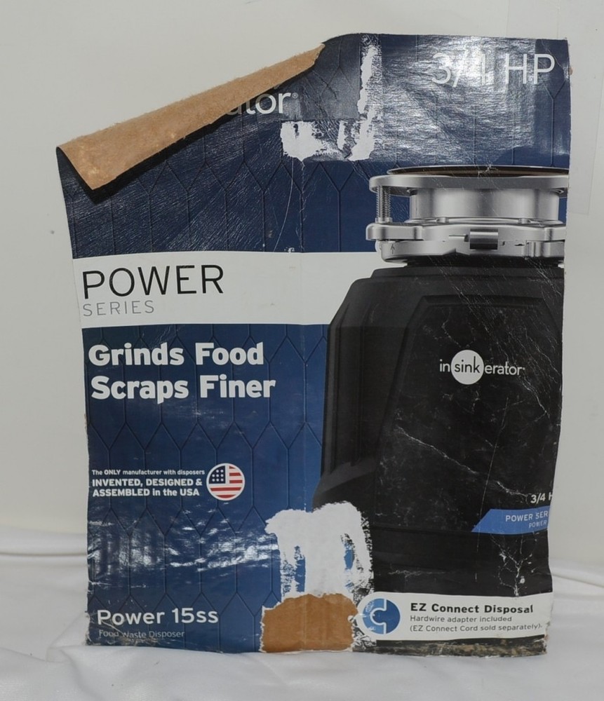 InSinkErator 15ss Power Series Non Corded 3/4-HP Continuous Feed Garbage Disposa