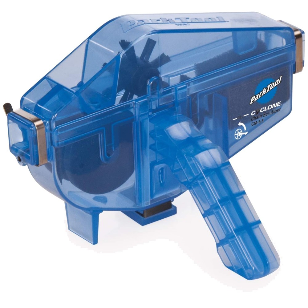 Compact CM-5.3 Cyclone Chain Scrubber with Wicking Sponge - Easy Chain Cleaning