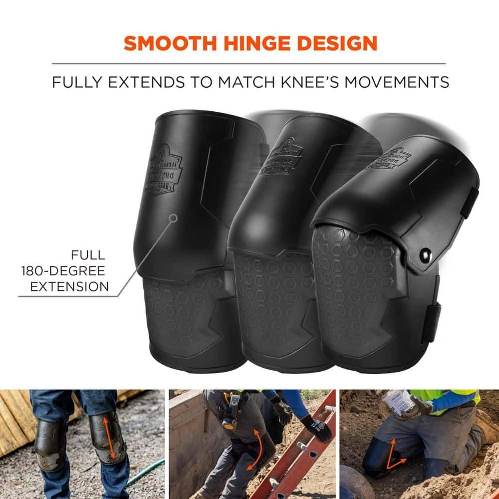 Proflex 360 Black Lightweight Hinged Foam Knee Pads