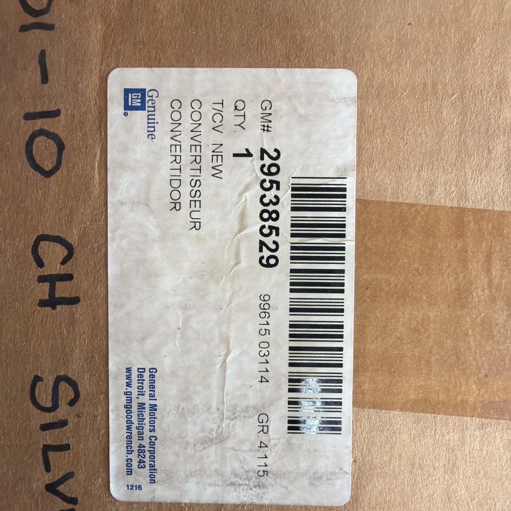 GM 29549522 Auto Trans Torque Converter