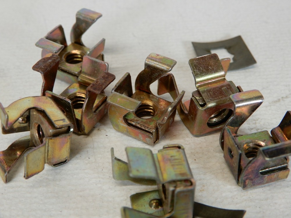 Vintage Clinch Captured Nuts Shown - Three Styles