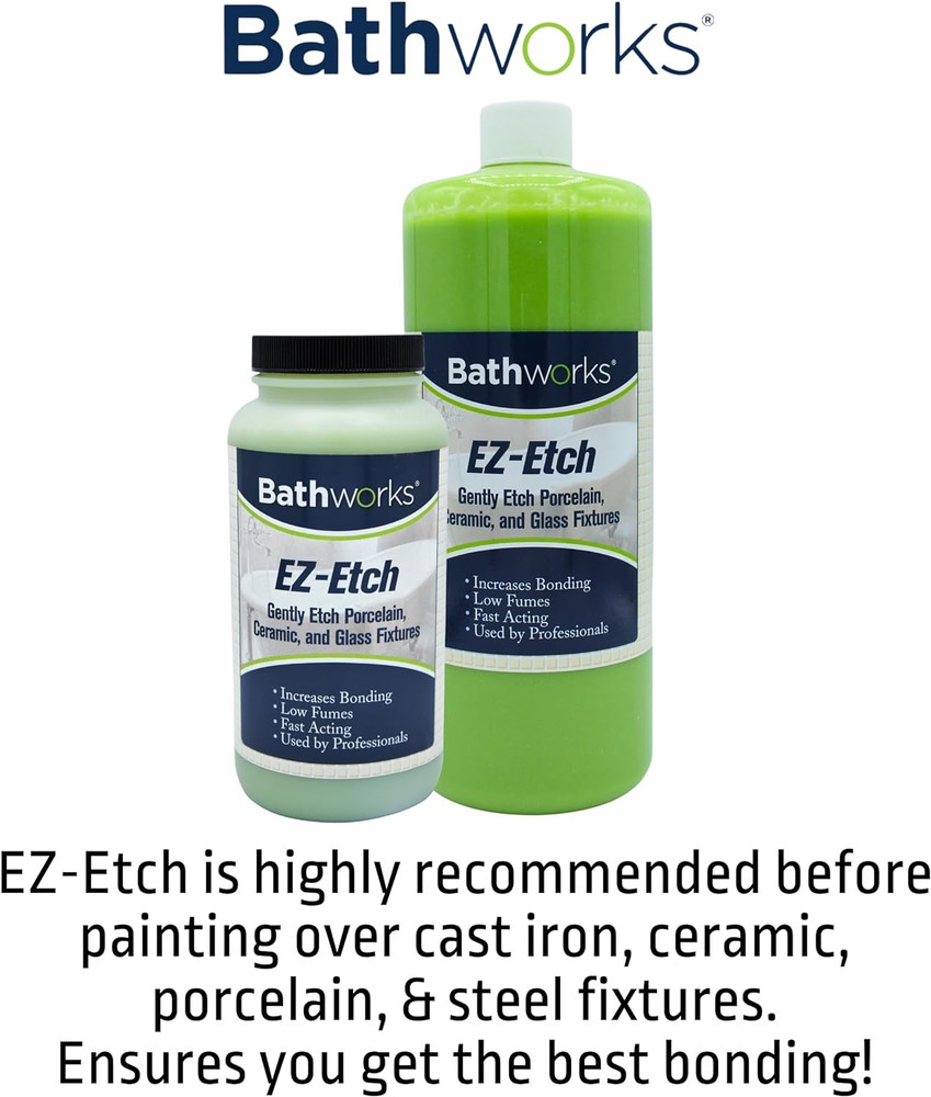 Essentials Roll-On Refinishing Kit - 22 Fl Oz, High Gloss White, Long-Lasting Ac