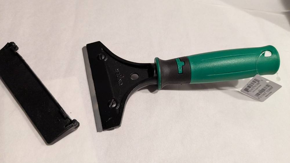 Unger SH00C ErgoTec 4" Scraper with Ergonomic Handle