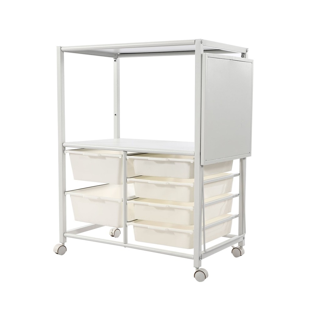 Storage Shelf, 2-Tier Organizer Shelf, Freestanding Space Saver Storage Shelf