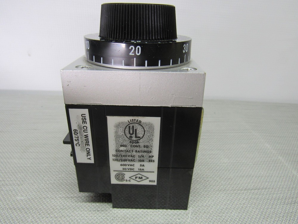 Agastat 2422AD 2.5-50 Sec Time/Delay/Relay