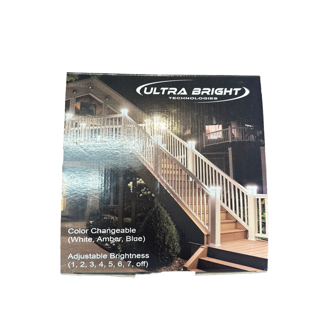 Ultra Bright Solar Post Cap