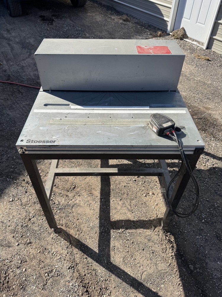 Stoesser Register System pneumatic vacuum cutter