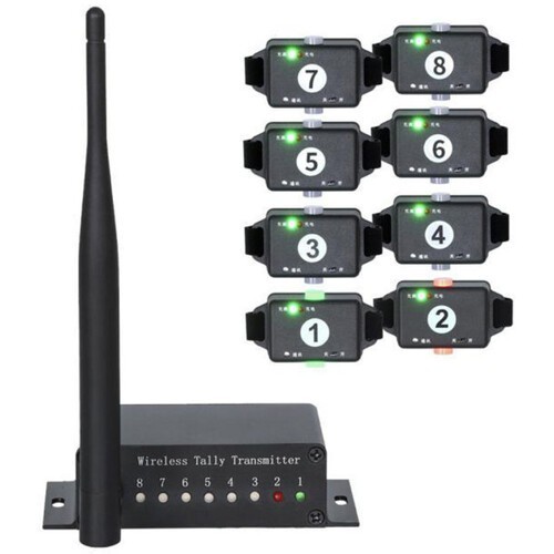 PTZCam TALLY8 8-Camera Wireless Tally System