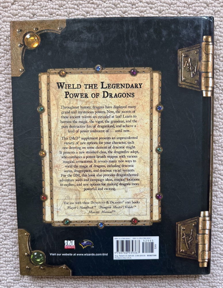 Dragon Magic - Dungeons & Dragons D&D 3.5 Supplement - WOTC