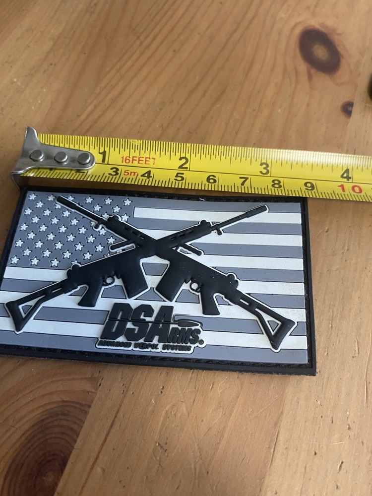 DSArms Advanced Weapon Systems 2nd Amendment Flag Morale Patch Shot Show
