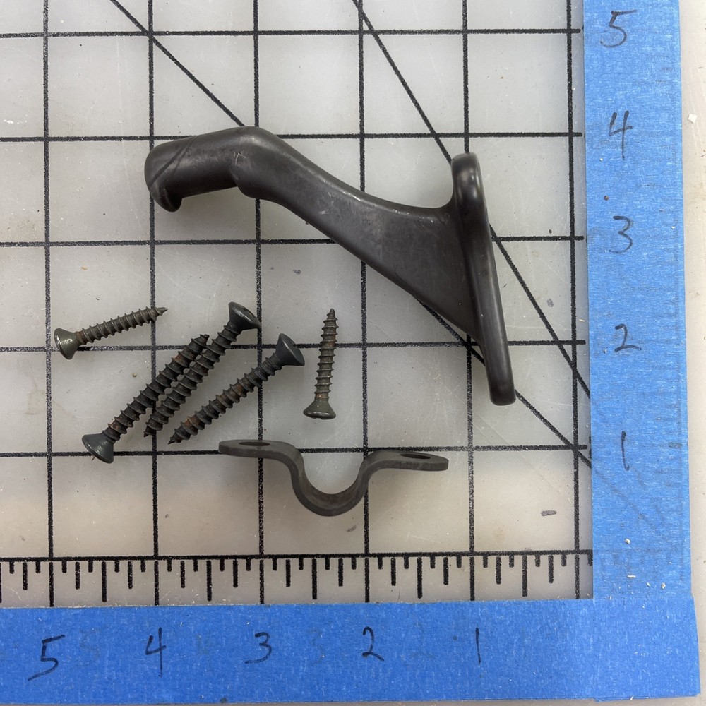 5 Lot Ives 059B Solid Brass Handrail Bracket