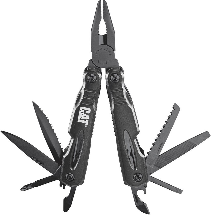 Black CATERPILLAR Multi-Function Tool 13-in-1 / Folding Knife, CAT980021