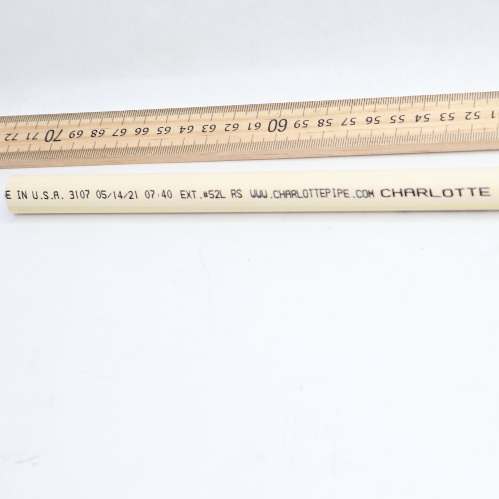 Charlotte Pipe CPVC Pipe 100psi 1/2" x 2-ft