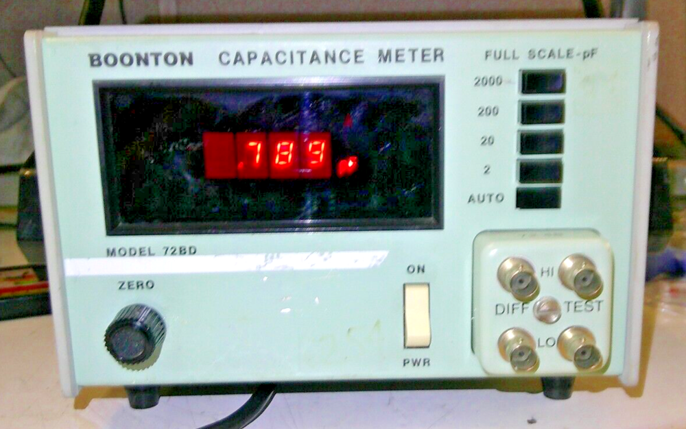 Boonton Electronics Capacitance Meter Model 72BD **Power On/UNTESTED**