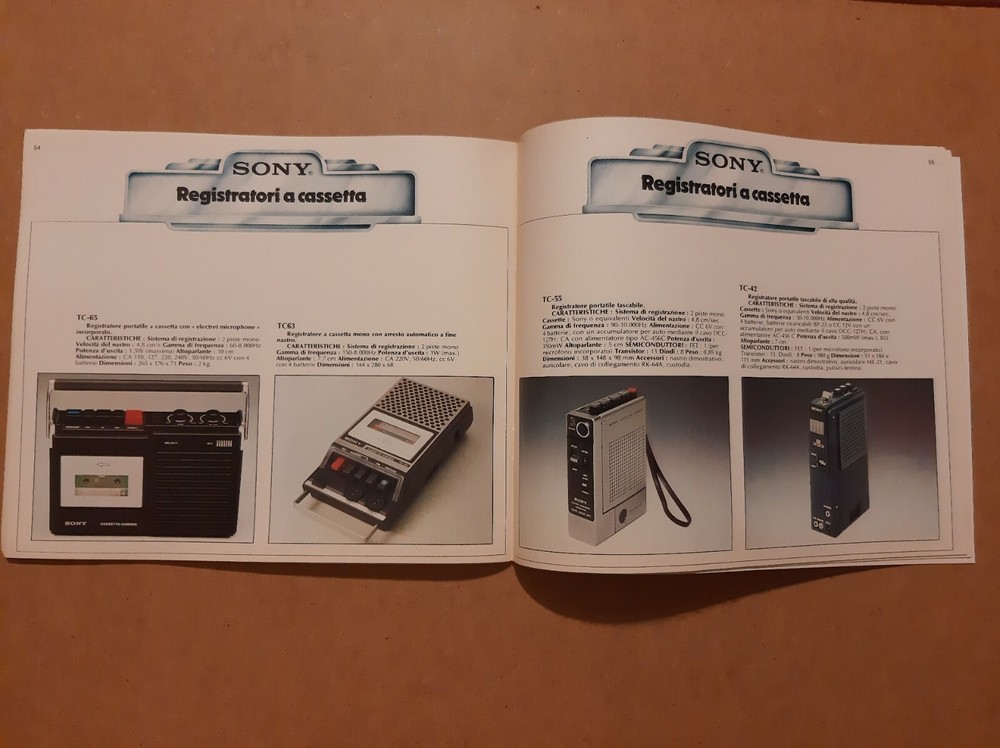 SONY 1977 CATALOG - 30^ BIRTHDAY
