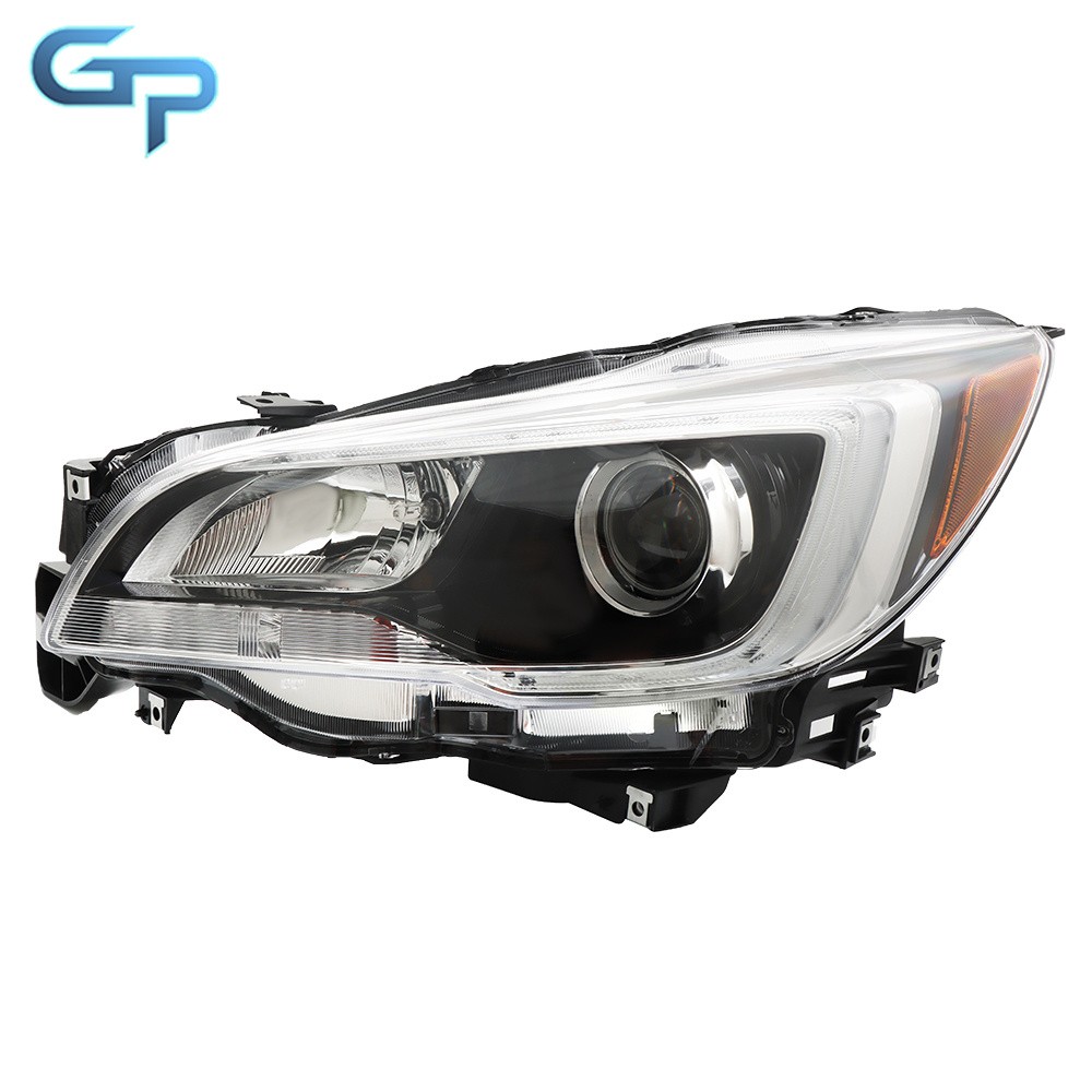 Driver Left Side Headlight For Subaru Legacy/Outback 2015-2017 Halogen Black