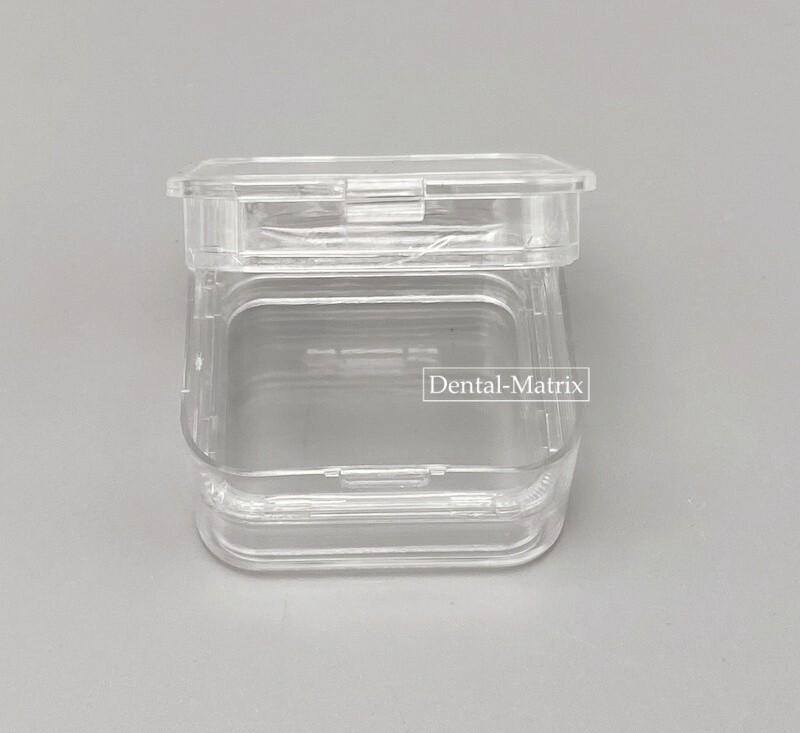 90 Pcs Denture False Teeth Container Membrane Case Hinged Display Box Jewelry