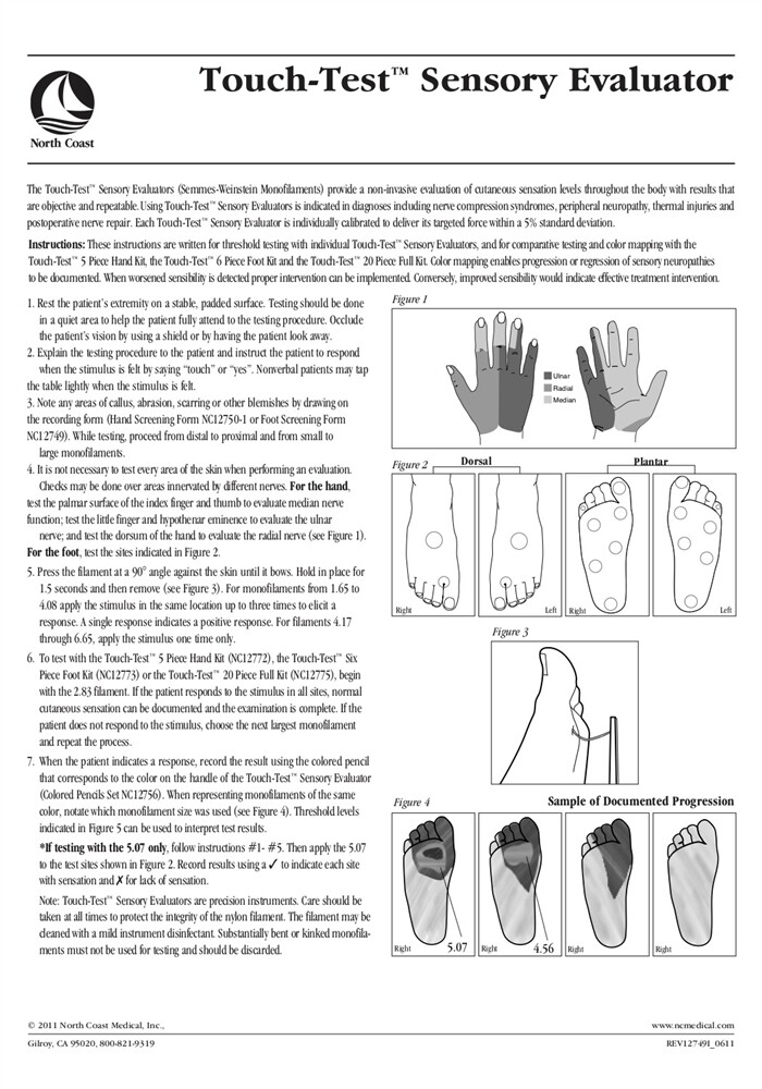 Touch Test Sensory Evaluators