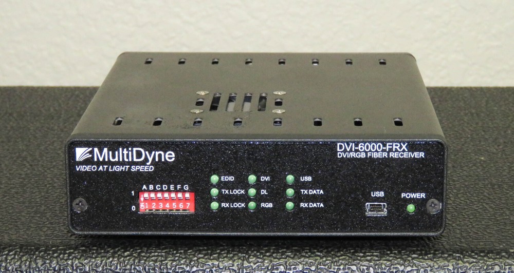 MultiDyne DVI-6000 FTX & FRX Transmitter/Receiver Set (optical/DVI Video) OFFER!