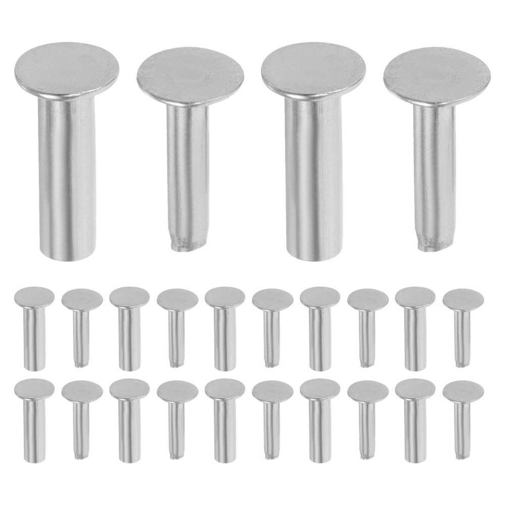 14 Pairs Kitchen Knife Handle Screw Rivets Fixing Nuts Chef Knives
