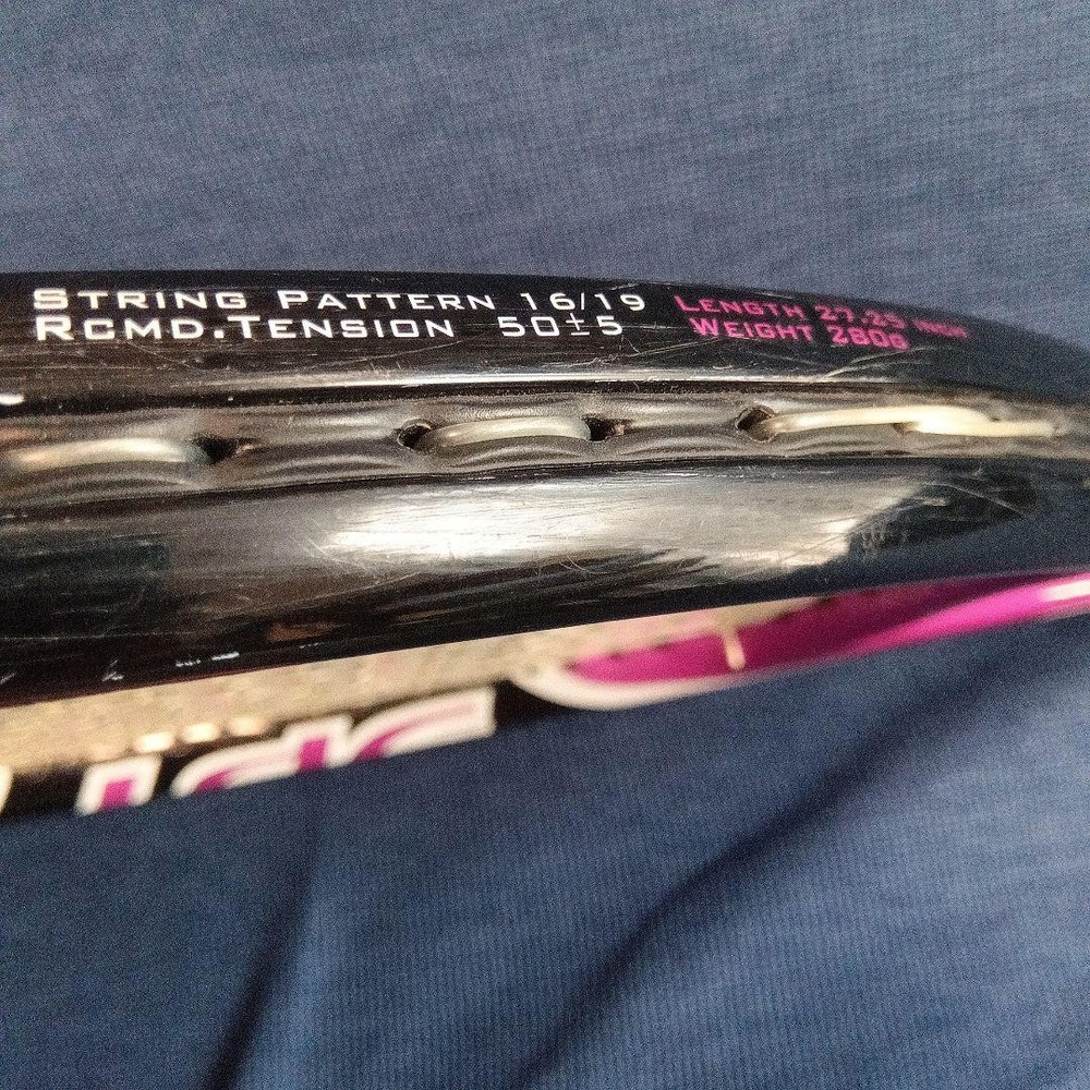 BRIDGESTONE hard tennis racket pink