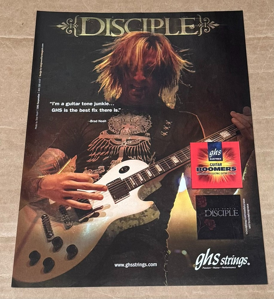 Brad Noah - GHS Strings - 2007 Print Advertisement