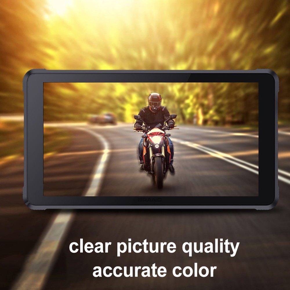 5.5" Motorcycle GPS Navigation Touch Screen Wireless CarPlay Android Auto Cam