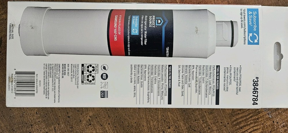 Refrigerator Water Filters. 4pk