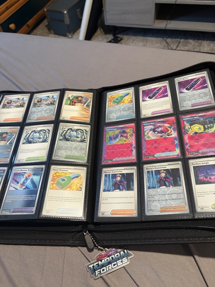 Pokemon Temporal Forces Complete Base Master Set - EX and Reverse Holo Binder