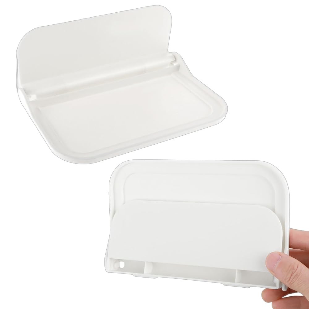 Foldable Wall Storage Holder,Rack Wall Shelf Plastic Floating Shelf Stick on ...