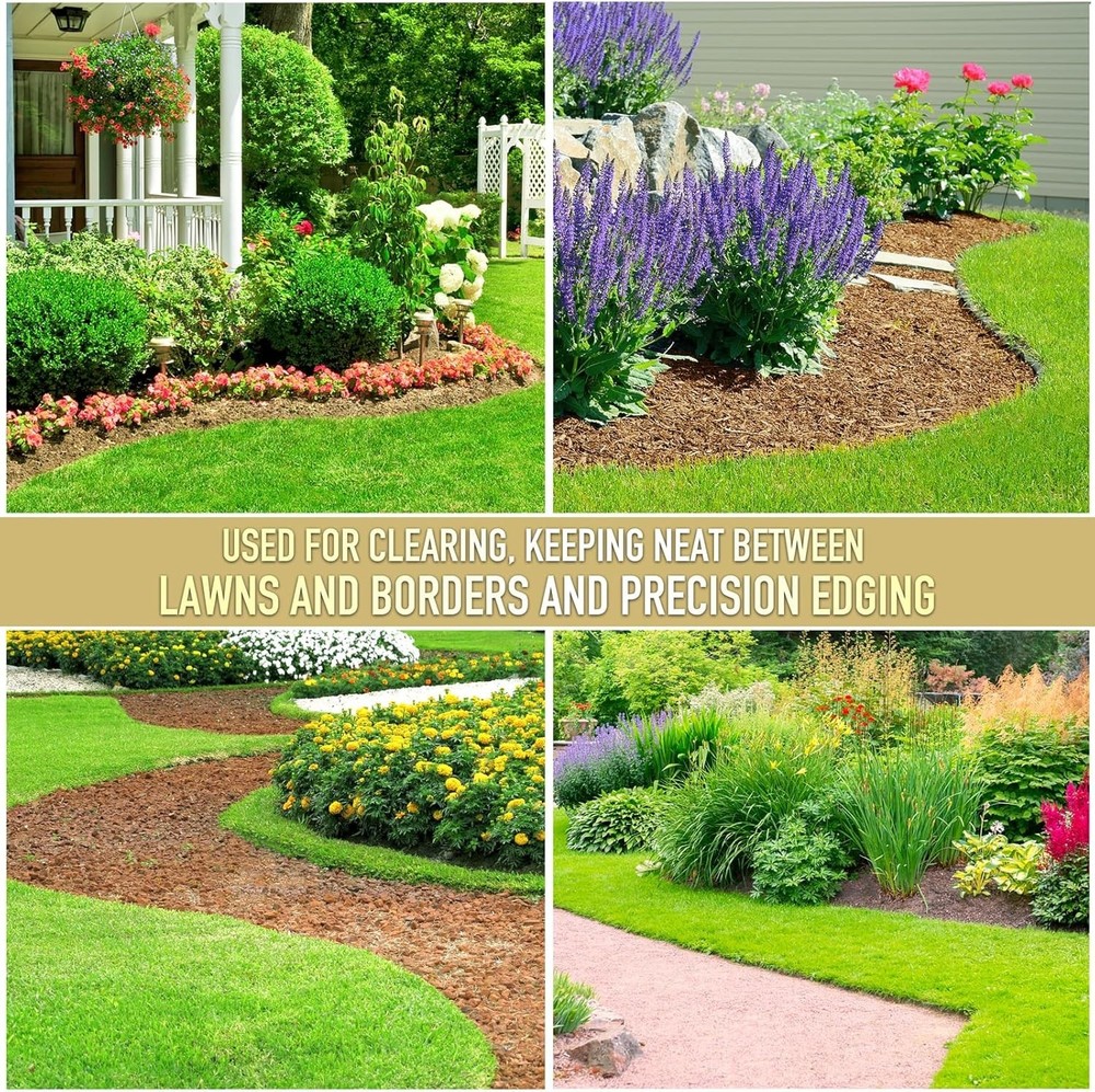 Half Moon Lawn Edger for Neat Walkway Borders