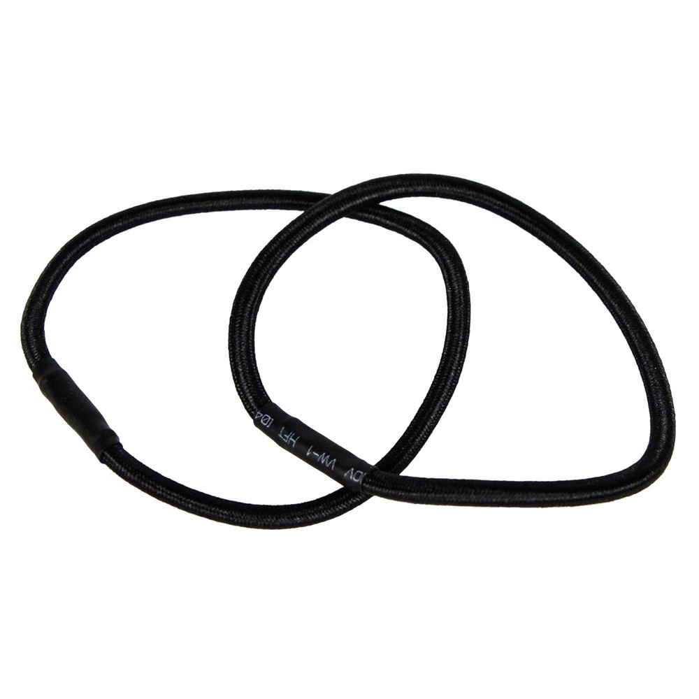 Black Pair of Replacement Elastic Shock Mount Bands Shockmount Set 2-Pack