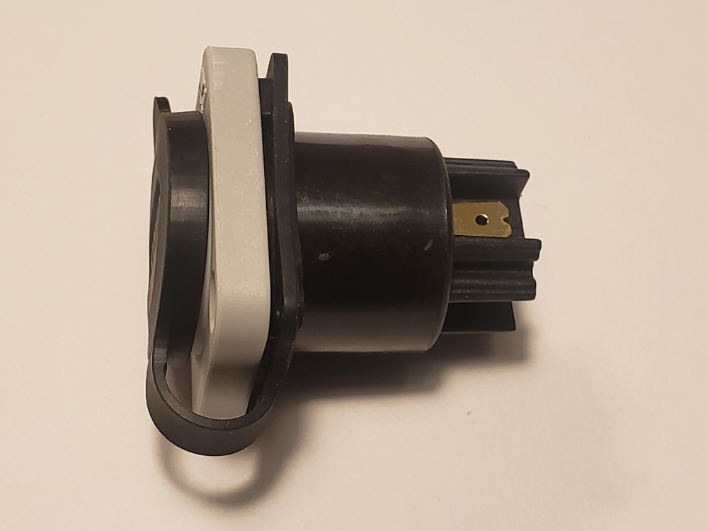 5pc set PowerCON Female B (Gray) panel mount connector