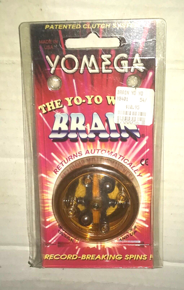 YOMEGA YO-YO WITH A BRAIN HIGH PERFORMANCE: NEW (OLD STOCK)