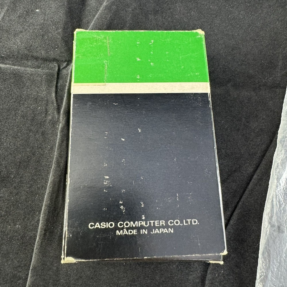 Vintage Casio HL-809 Electronic Calculator W/ Box Instructions Hand Held