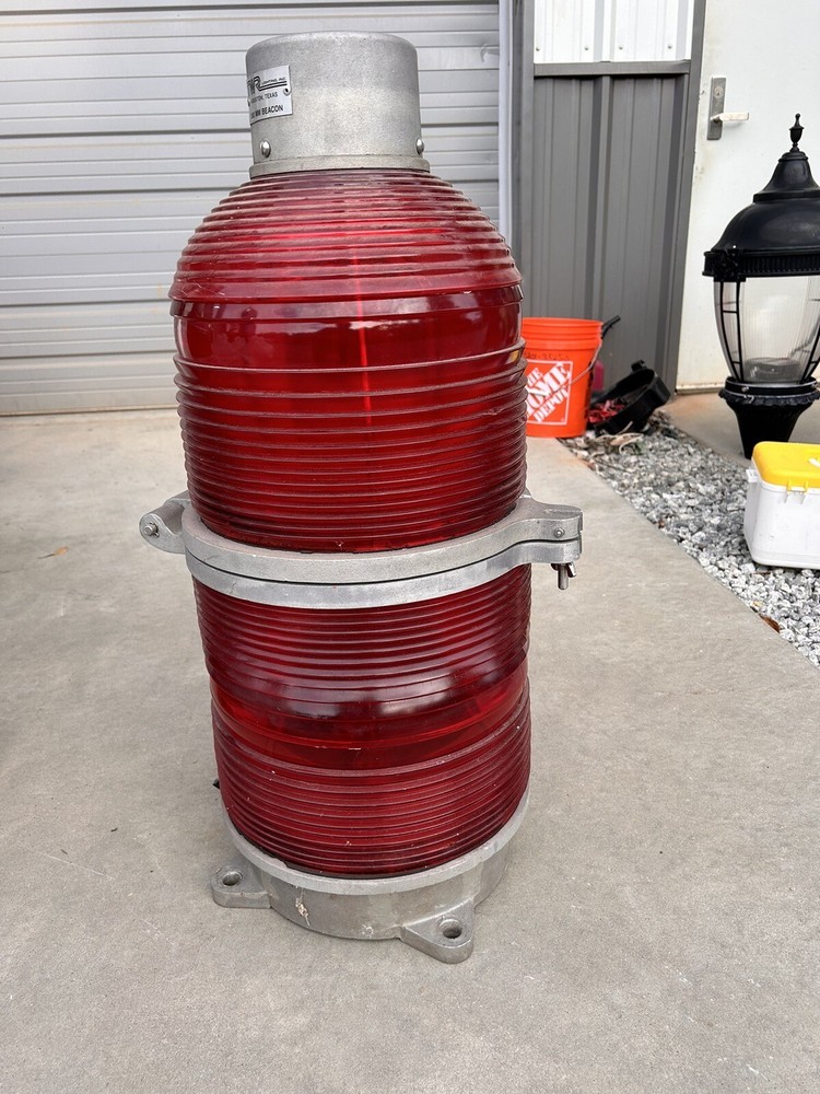 Vintage Glass, Dock Light,  Ship Beacon, Can Ship Freight