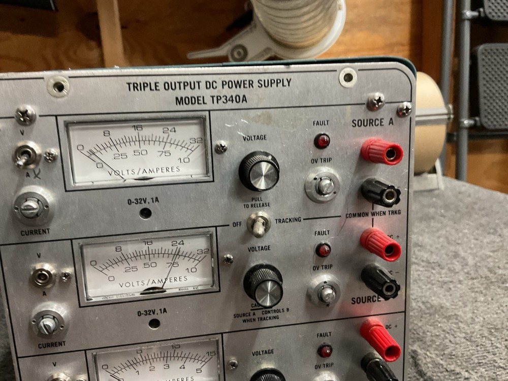 Power Designs TP340A Triple Output DC Power Supply