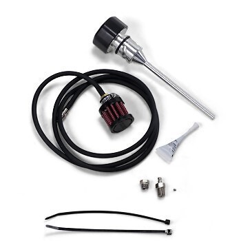 Feuling 3086 Black Vented Dipstick for 18-22 Harley Softail Models