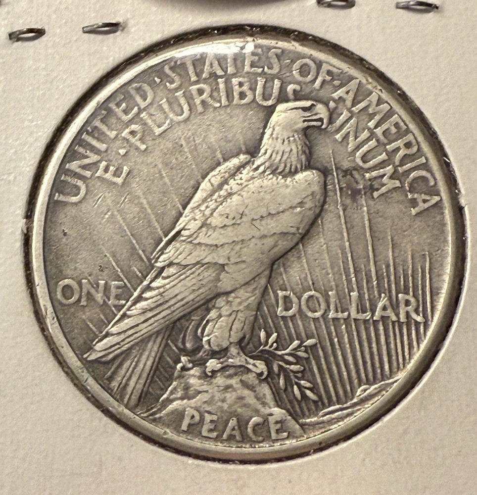 1921 Peace Silver Dollar $1 High Relief