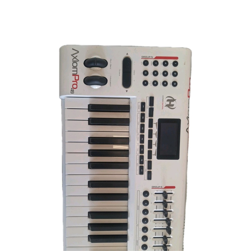 M-Audio Axiom Pro 49 Midi Keyboard HyperControl Technology Working Free Ship