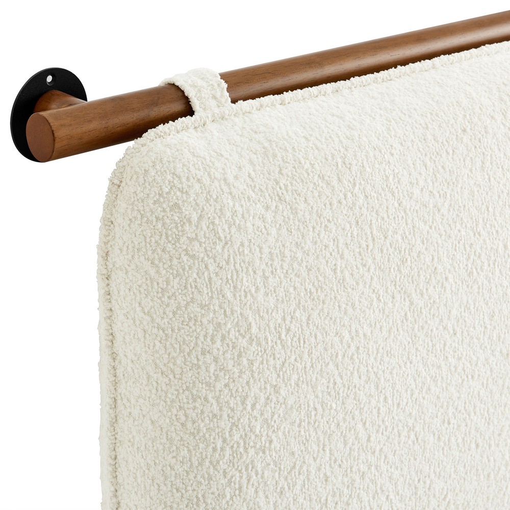 Anela Full Headboard in Cream Walnut
